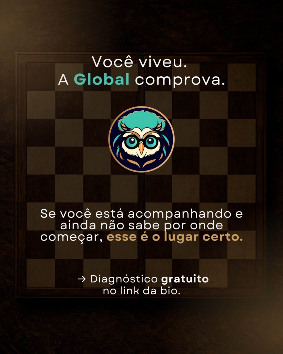 Global Communications brand introduction social post