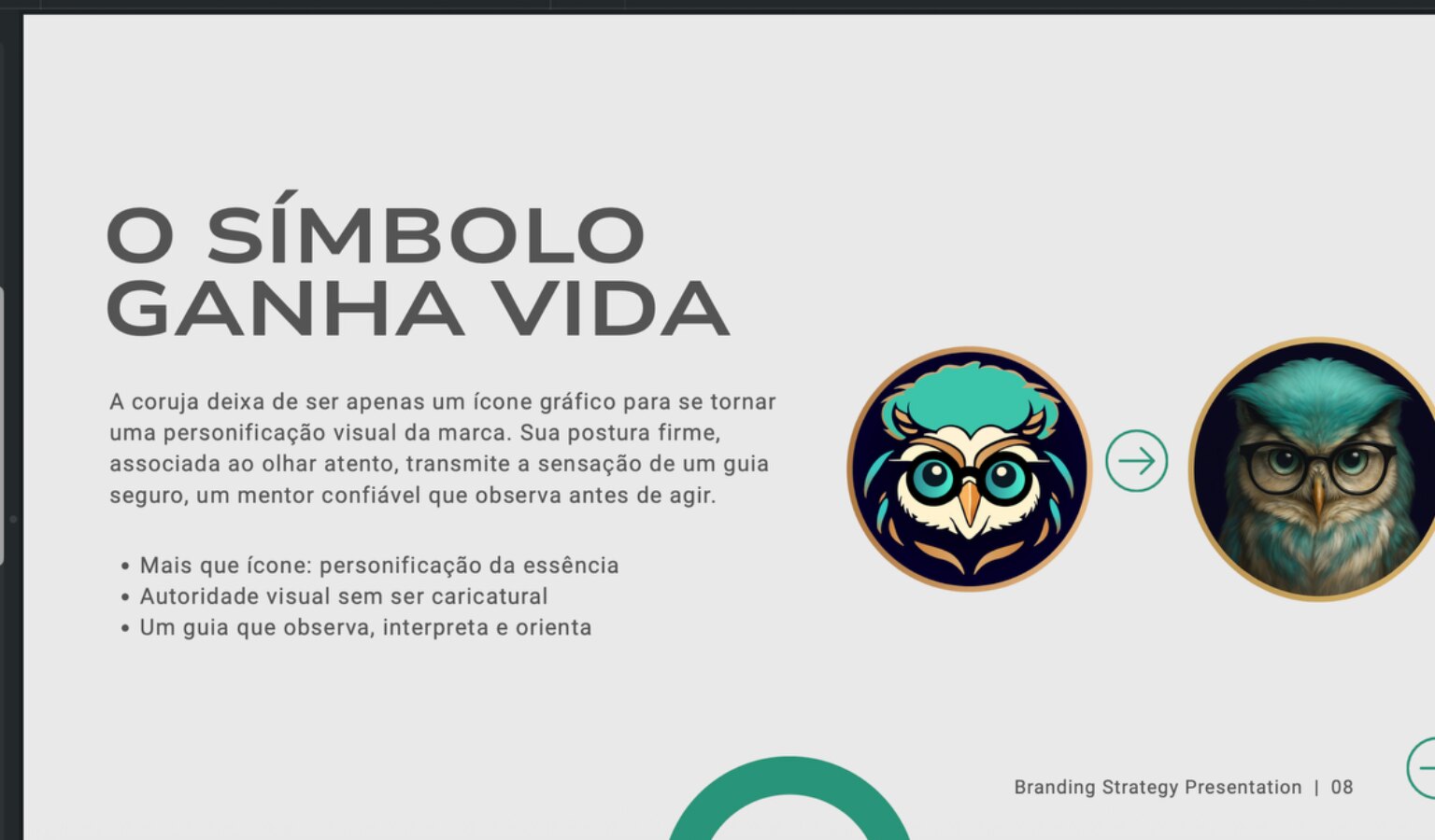 Development of the Global Communications owl symbol