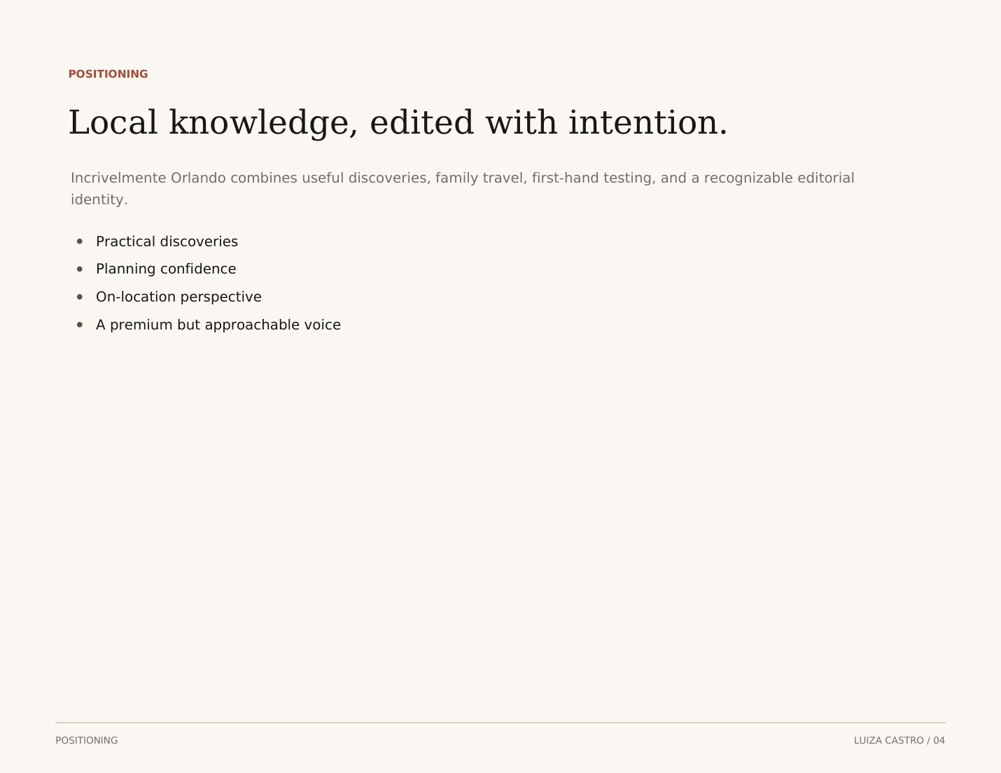 Editorial territories for Incrivelmente Orlando