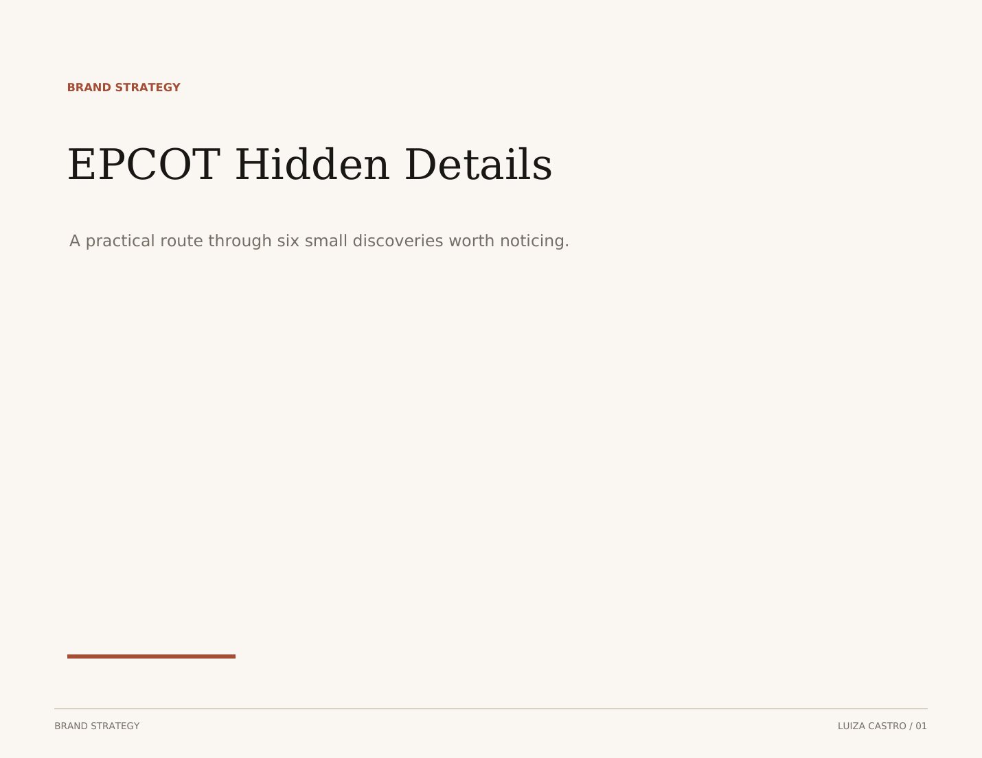 EPCOT hidden secrets guide cover