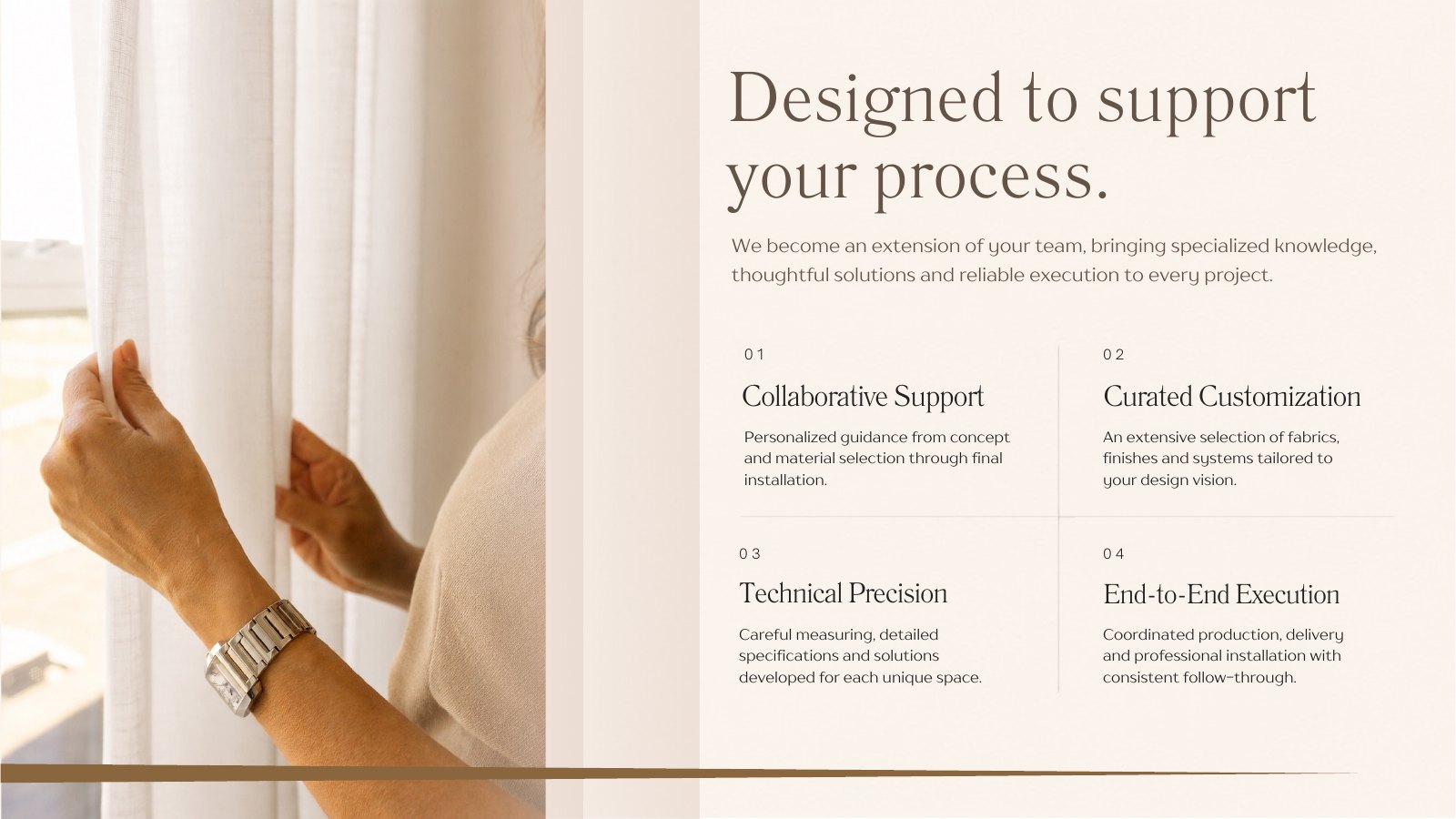 My Walls partner support presentation page