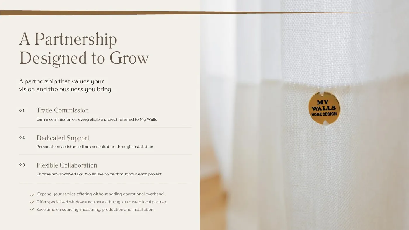 A partnership designed to grow.