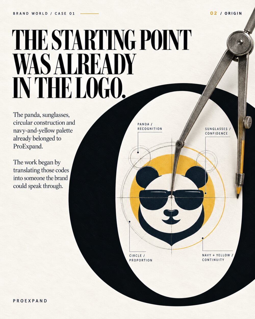 ProExpand logo and Ben character concept